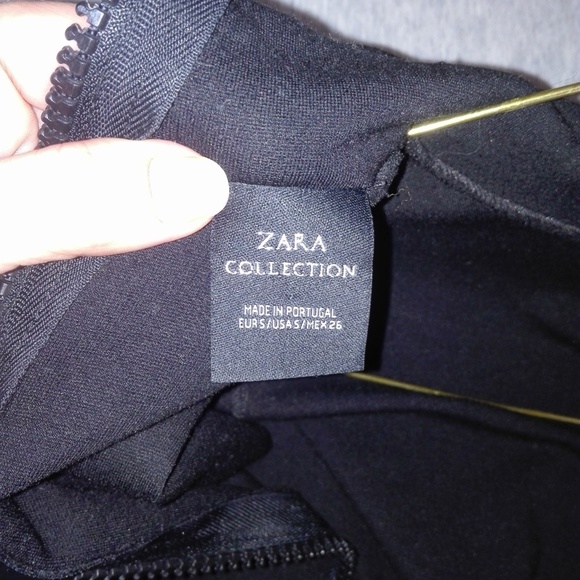 zara long sleeve midi low turtleneck dress - Picture 5 of 6